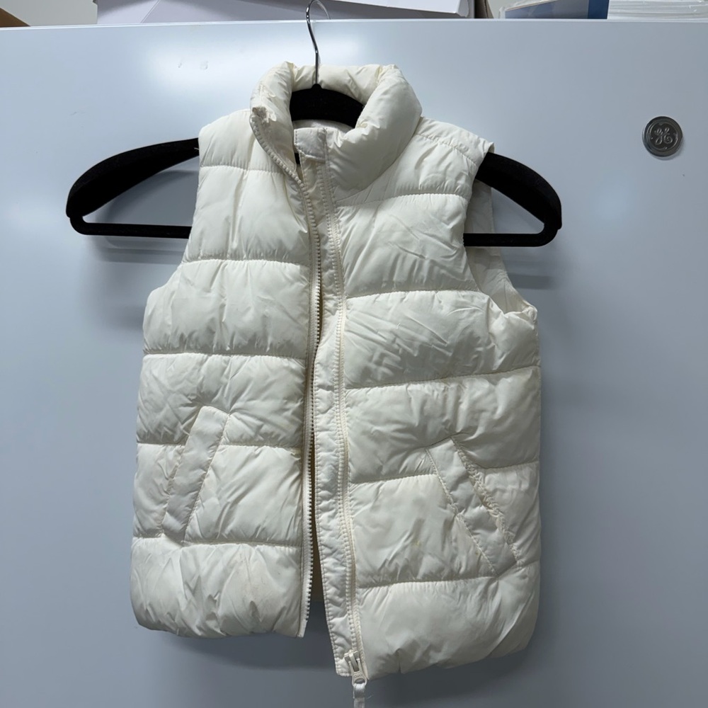 Old Navy Kids Cream Puffer Vest